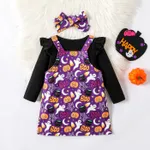 3PCS Toddler Girl Childlike Halloween Dress Set   image 2