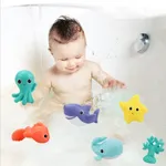 Conjunto de 6 Baby Ocean Perception Toy Azul image 2