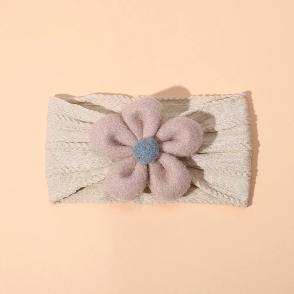 Baby/Toddler Handmade Felt Floral Wide Headband