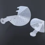 10 PCS Disposable Triangular Suction Cup Kitchen Sink Strainer Self-Standing Drainage Net White image 6
