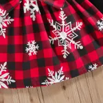 Christmas 2pcs Baby Girl 93% cotton Sweet Dress with Headband  image 6
