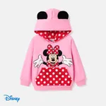 Disney Mickey and Friends Toddler Boys/Girls Character Stereo Ear Hoodies  Pink