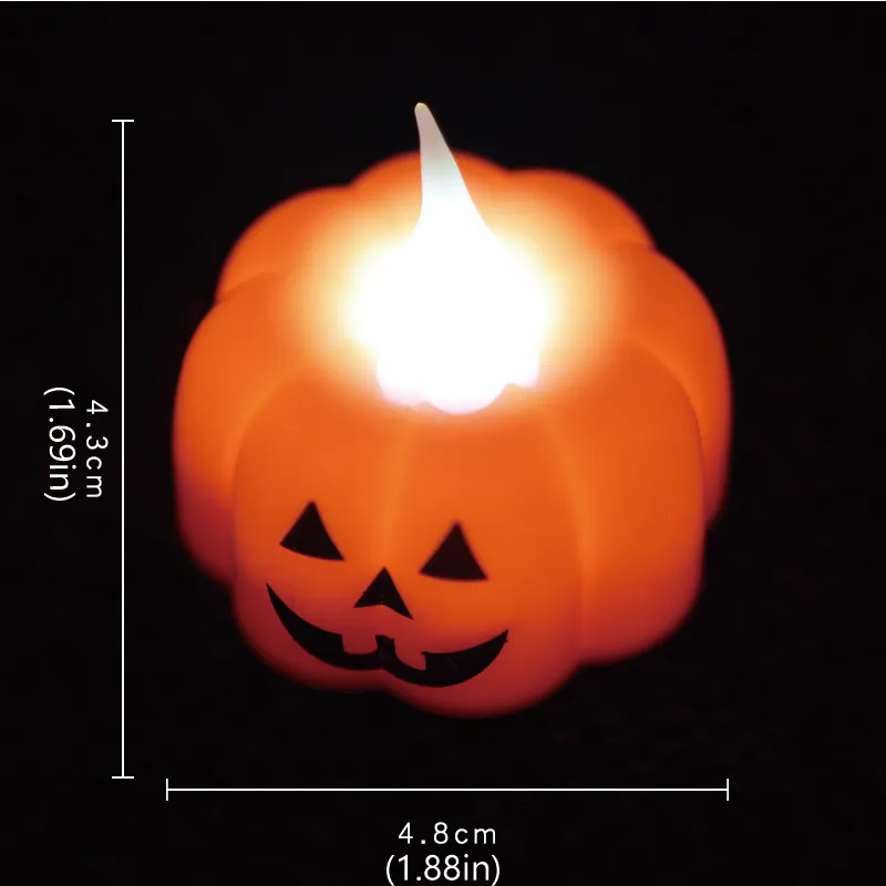 

Halloween Pumpkin and Spider LED Candle Light for Festive Decoration and Any Room Ambience