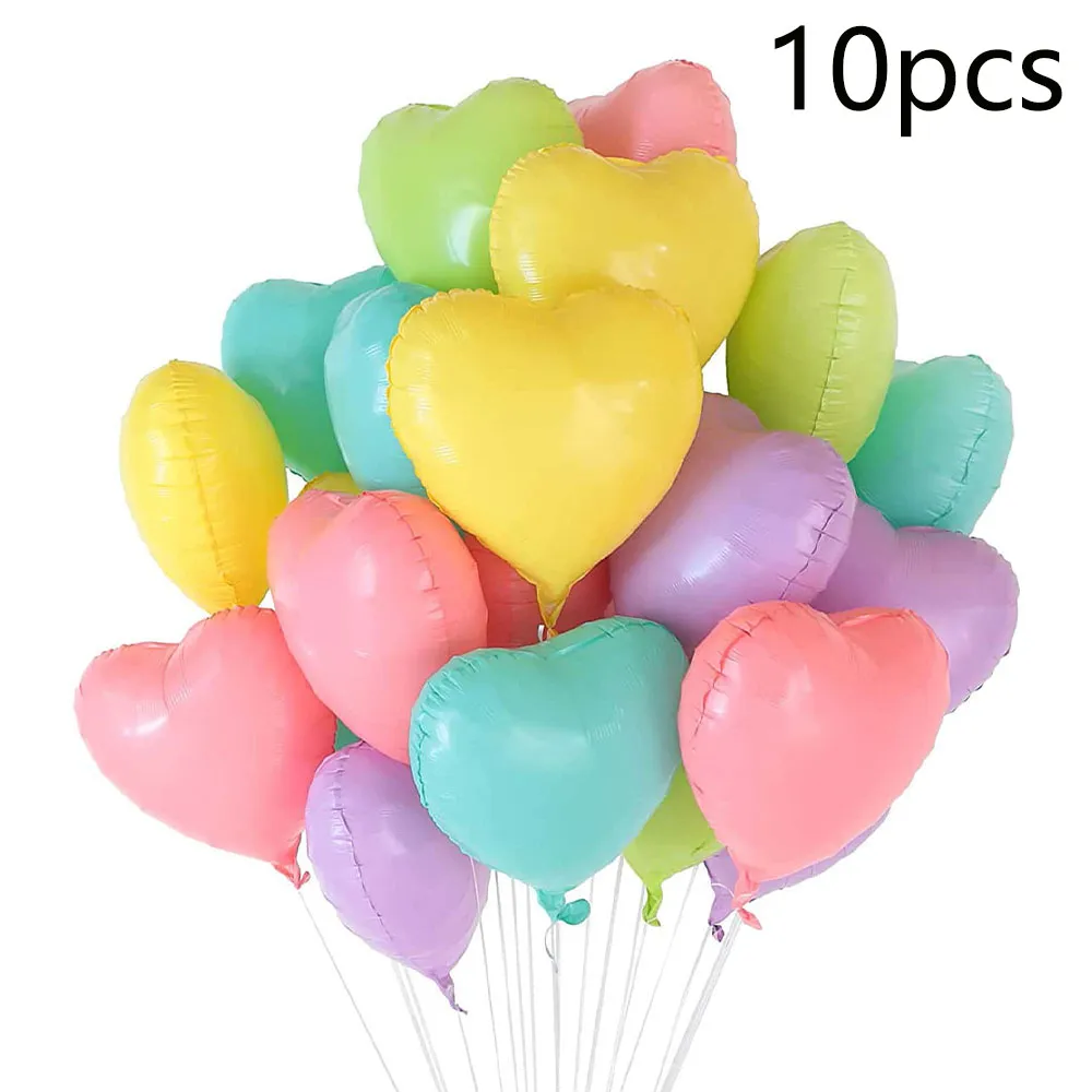 Cute Polka Dot /Heart-shaped 
 Party Balloon birthday Purple