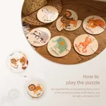 Wooden Vegetable Animal Jigsaw Puzzle Educational Toy  image 3