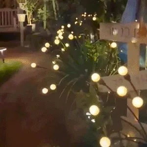 Jardin Solaire Décoratif Lumière Chaude Dix Petites Ampoules Lumières Décoratives Couleur-A big image 1