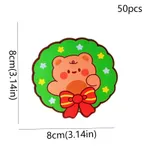 Christmas Cartoon Candy Cards Color-F