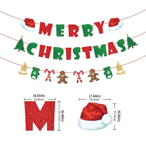 Banner de decoración navideña - Decoración festiva