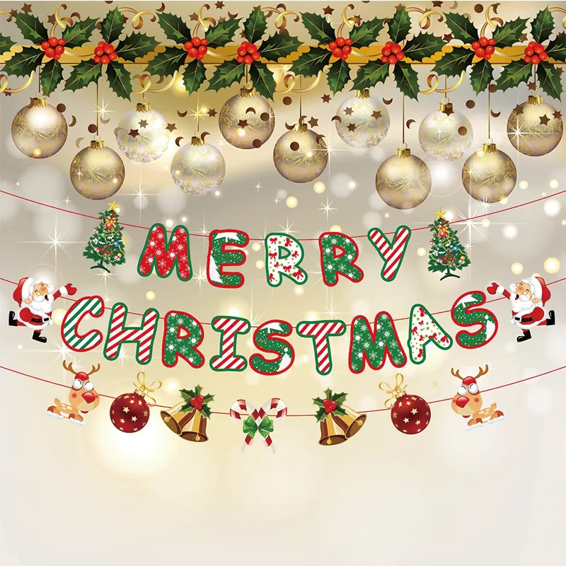 

Christmas Decoration Banner - Festive Party Decor