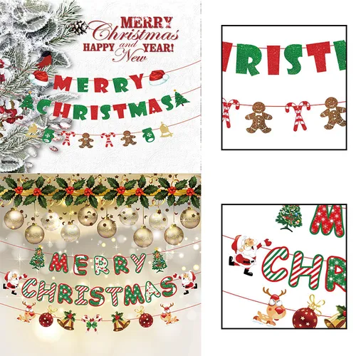 Banner Decoração de Natal - Festive Party Decor