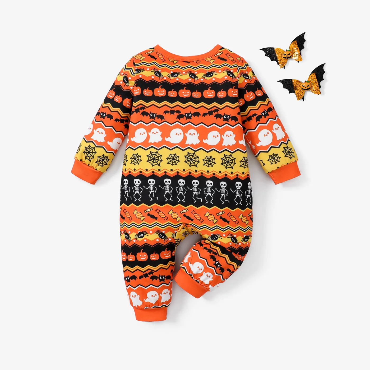 Baby/Toddler Boy/Girl Festival-themed Halloween Prints Childlike Pajama   image 3