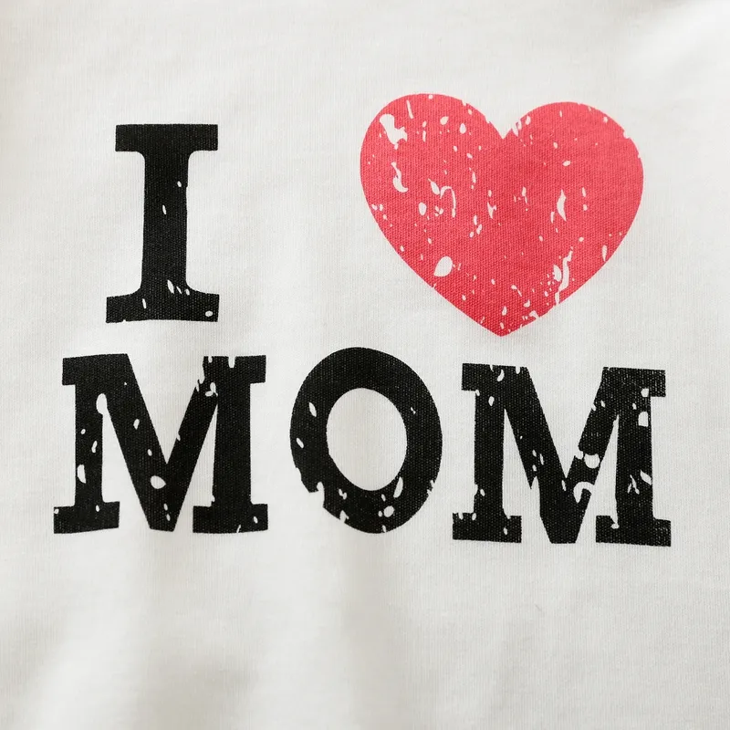 100% Cotton Letter and Heart Print Long-sleeve Baby Jumpsuit White image 5
