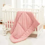 100% Cotton Muslin Baby Gear Includes Bib / Swaddling Blanket / Crib Sheet / Single Layer Quilt / Burp Cloth / Pillow / Washcloth Color-C