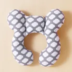 Baby Allover Star Print Bear Shape Pillow for Infants Color-B