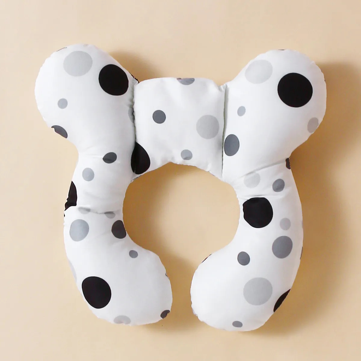 Baby Allover Star Print Bear Shape Pillow for Infants Color-C