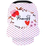 Baby Letter Print Travel Car Seat Cover Colore-A