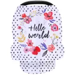 Baby Letter Print Travel Car Seat Cover Colore-D
