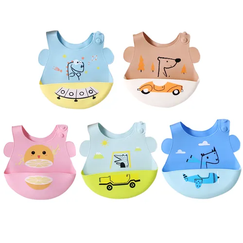 Food-grade Silicone Bib with Ergonomic Design