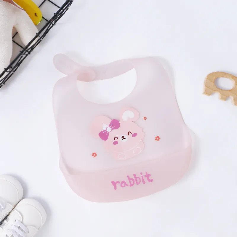 

Children's Eating Bibs Silicone Waterproof Super Soft Bibs Children's Feeding Saliva Bibs