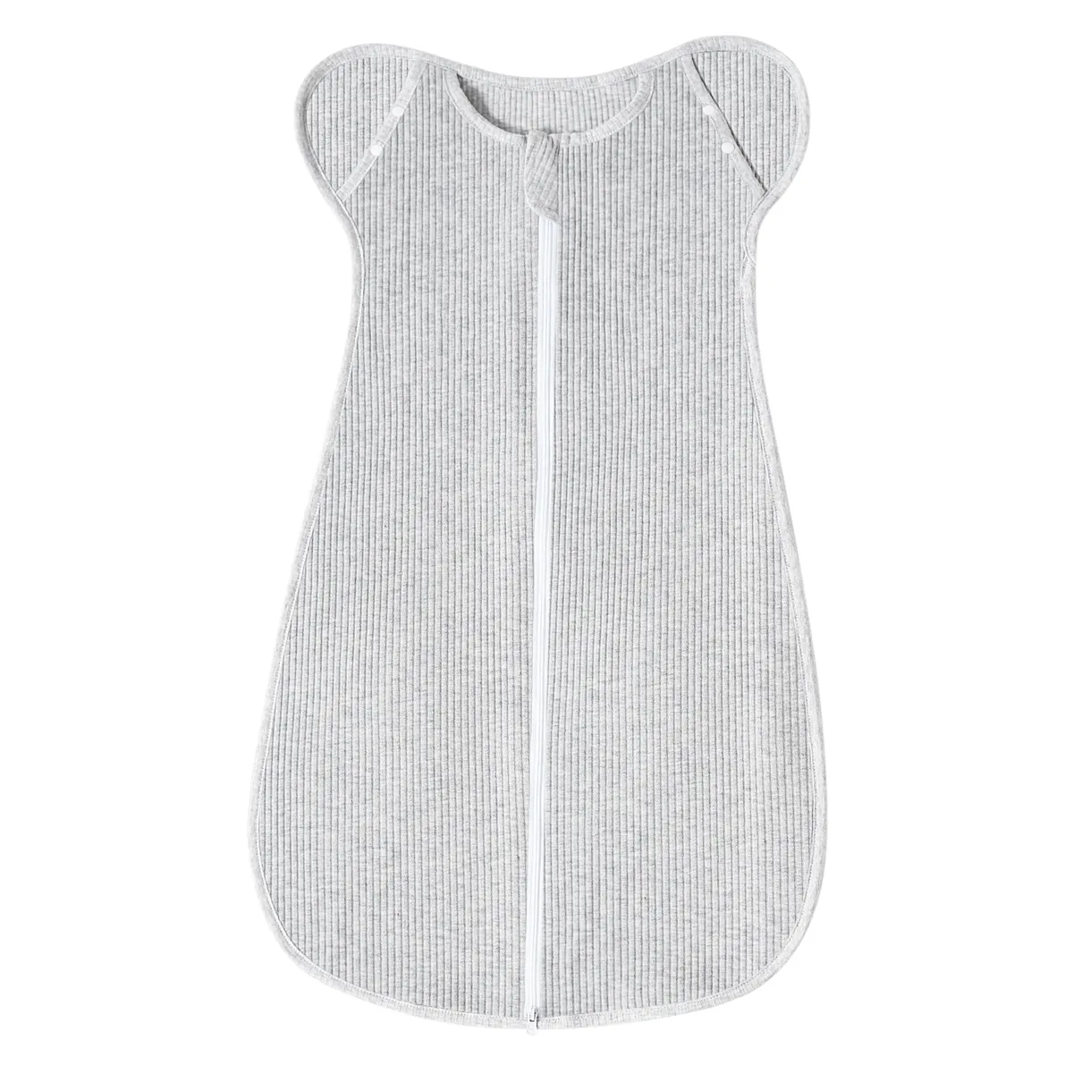 Baby Sleeping Bags Boys/Girls Cute 100% Cotton Plush Receiving Blanket Grey
