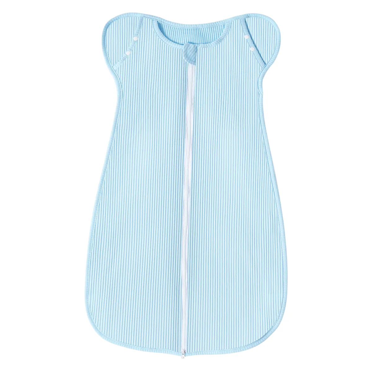 Baby Sleeping Bags Boys/Girls Cute 100% Cotton Plush Receiving Blanket Blue