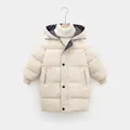 Toddler/Kid Boy/Girl Hooded Button Design Cotton-Padded Coat  image 1