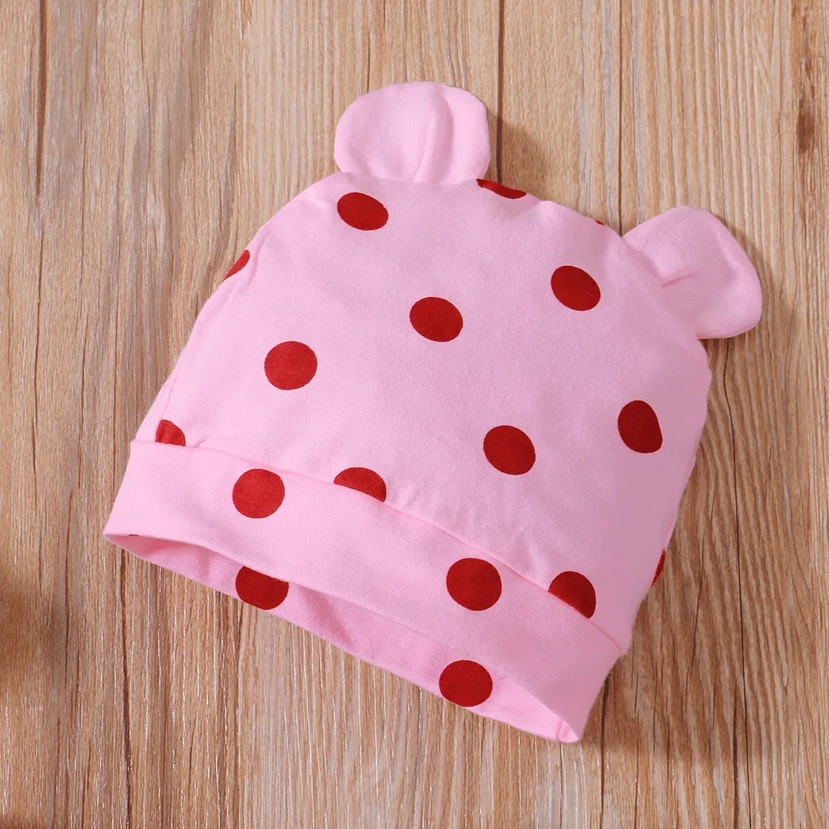 3pcs Giraffe and Polka Dots Print Long-sleeve Baby Set  image 3