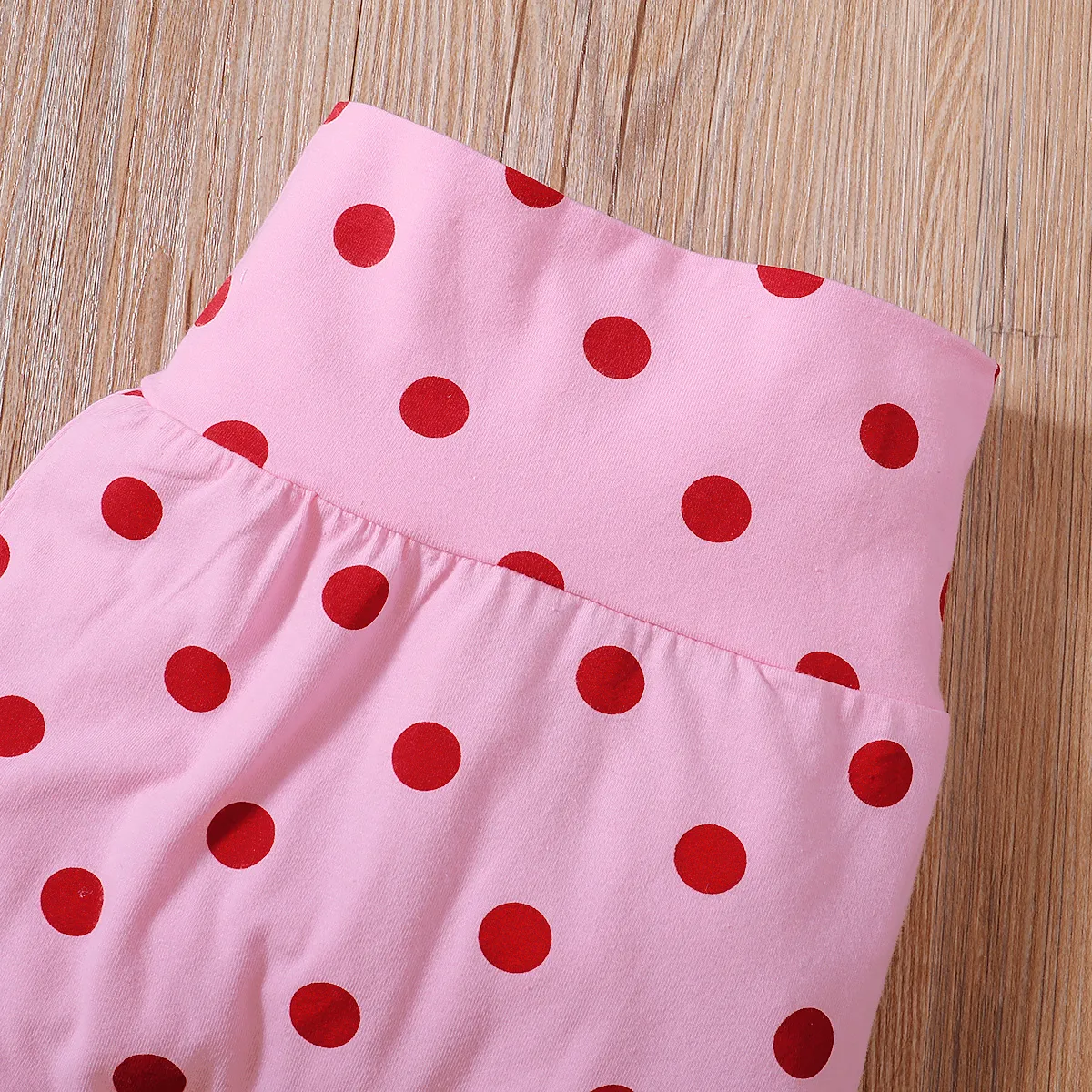 3pcs Giraffe and Polka Dots Print Long-sleeve Baby Set  image 4