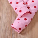 3pcs Giraffe and Polka Dots Print Long-sleeve Baby Set  image 5