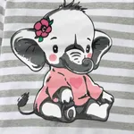 2 unidades Bebé Unissexo Elefante Infantil Manga comprida Conjunto para bebé  image 3