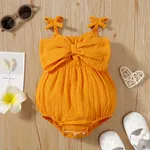 Baby Girl 100% Cotton Bow Front Cami Onesies   image 6