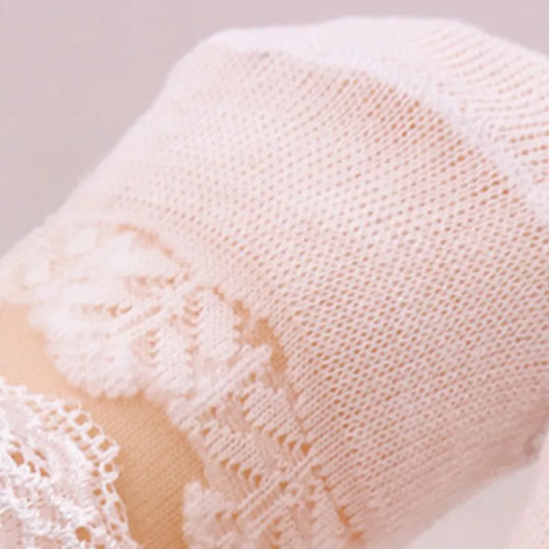 Baby Girl's Lace See-through Sock White big image 1