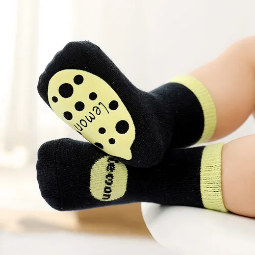 Baby Colorblock Fruit Antiskid Socks