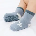 Baby / Toddler Antiskid Floor Middle Socks Light Blue