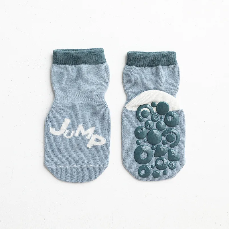 bebé / niño de suelo antideslizante calcetines medias Azul Claro big image 1