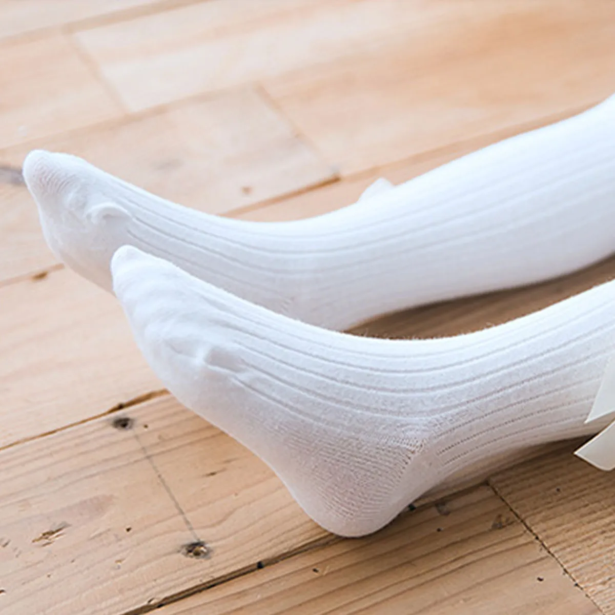 Toddler / Kid Girl Bowknot Stretchy  Solid Dancing Leggings White image 3