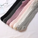 Baby / Toddler Girl Casual Solid Knitted Warm Pantyhose  image 4