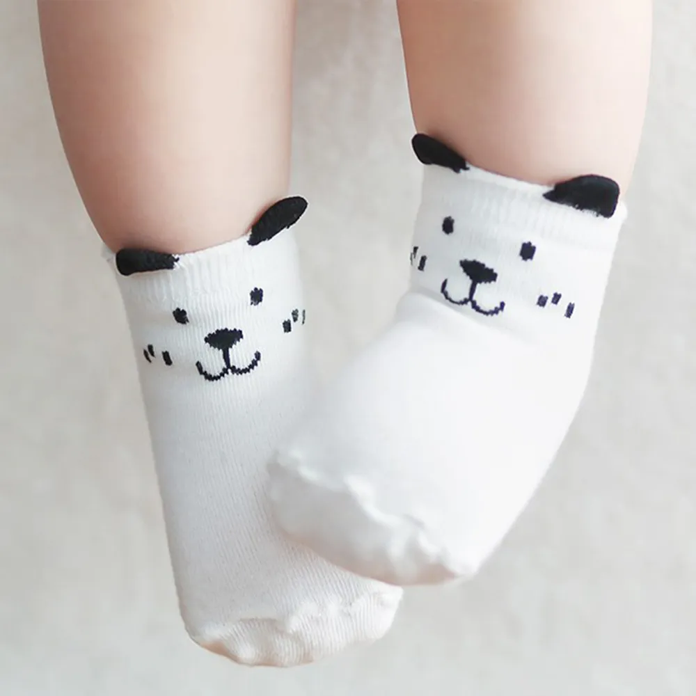 Baby / Toddler Cartoon Floor Socks White big image 1