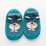 calcetines coloridos de animales de dibujos animados de bebé Azul