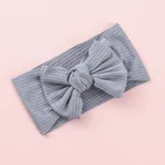 Baby Colorful Bowknot Headband Light Grey