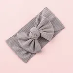 Baby Colorful Bowknot Headband Grey