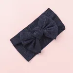 Baby Colorful Bowknot Headband Dark Blue