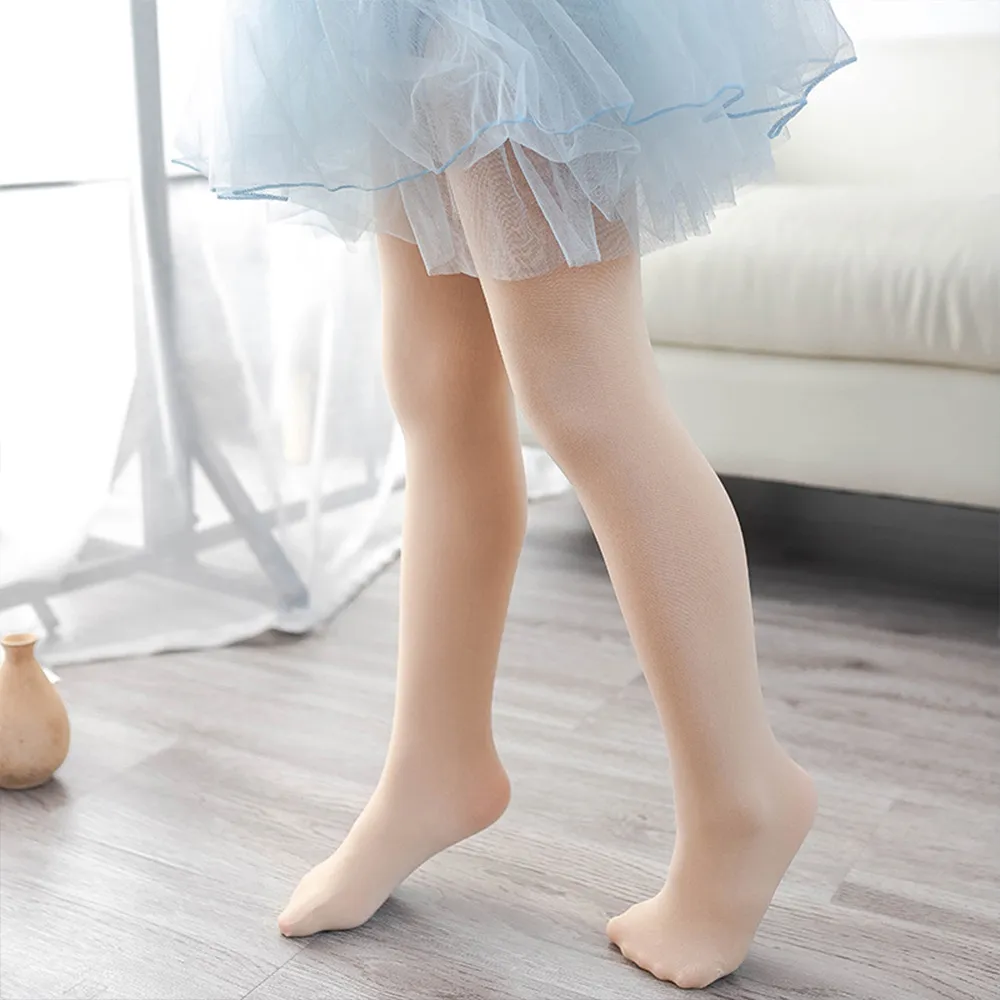 Baby / Kleinkind / Kind hübsche dünne Ballettstrumpfhose Tanzstrumpfhose khaki big image 1
