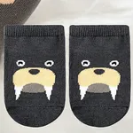 Baby / Toddler Cartoon Floor Socks Dark Grey
