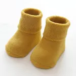 Baby / Toddler Winter Solid Socks Yellow