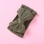 Solid Bowknot Hairbands for Girls Army green