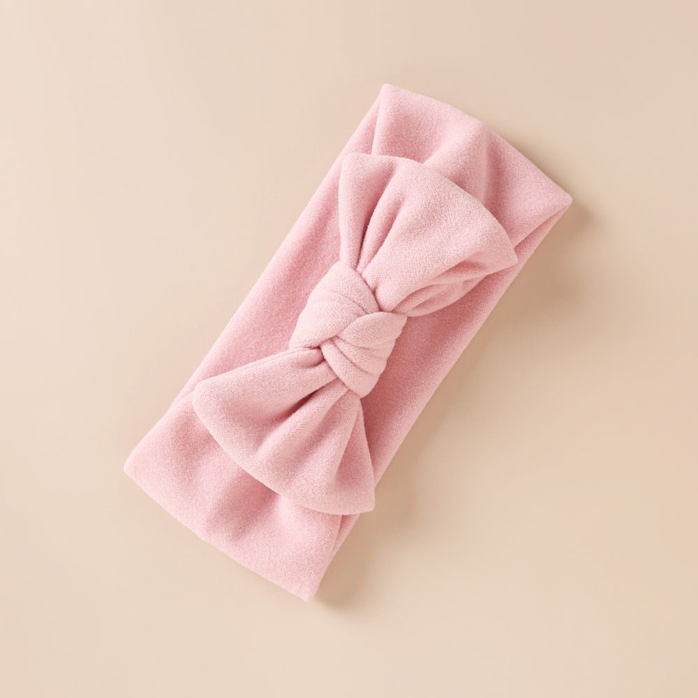 Solid Bowknot Headband For Girl