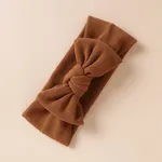 Solid Bowknot Headband for Girl Brown