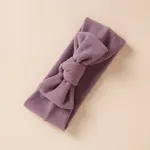 Diadema con lazo sólido para niña. Púrpura