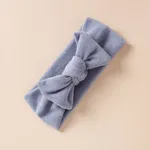 bandeau bowknot solide pour fille Bleu